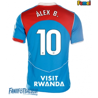 Atletico Madrid Alex Baena #10 Tricou Fotbal Replică 2025-26 Femei Treilea